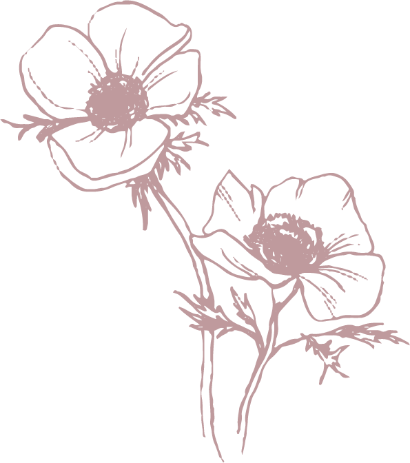 Floral Stems Poppy-Rose