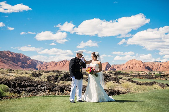 A Color-Blast Spring Wedding